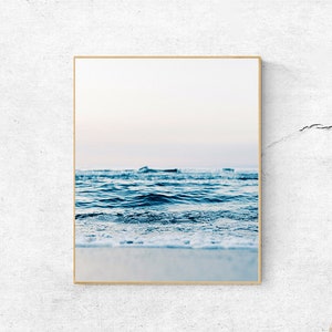 Impresión de arte oceánico, impresión de olas oceánicas, arte de la pared del océano, fotografía del océano, arte del océano imprimible, arte de la pared del mar, cartel del océano, arte de la fotografía del mar