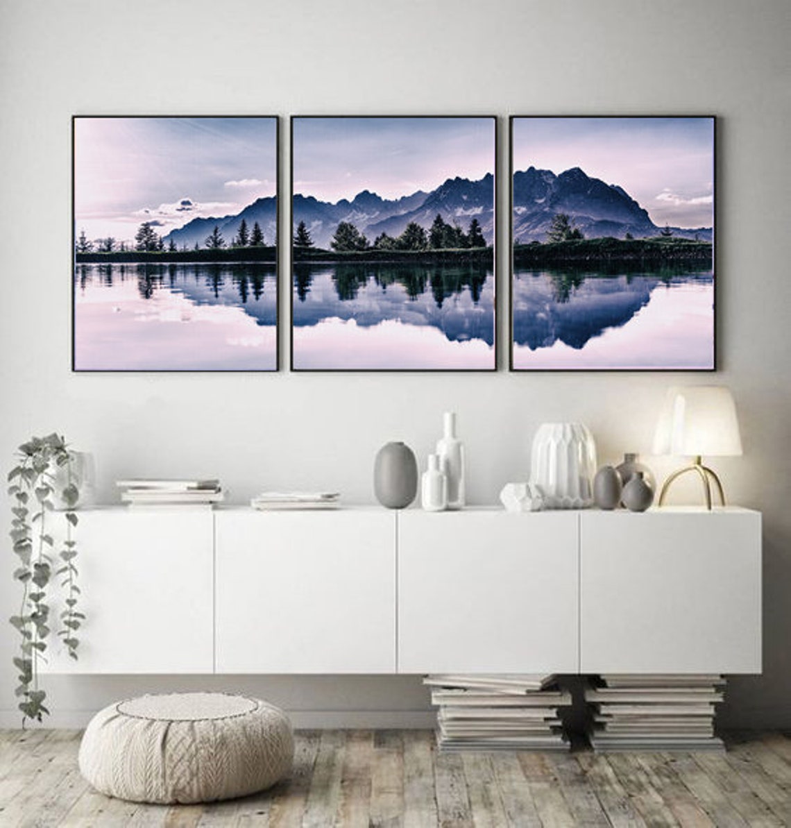 Digital Download Set of 3 Prints Living Room Modern Decor Wall - Etsy