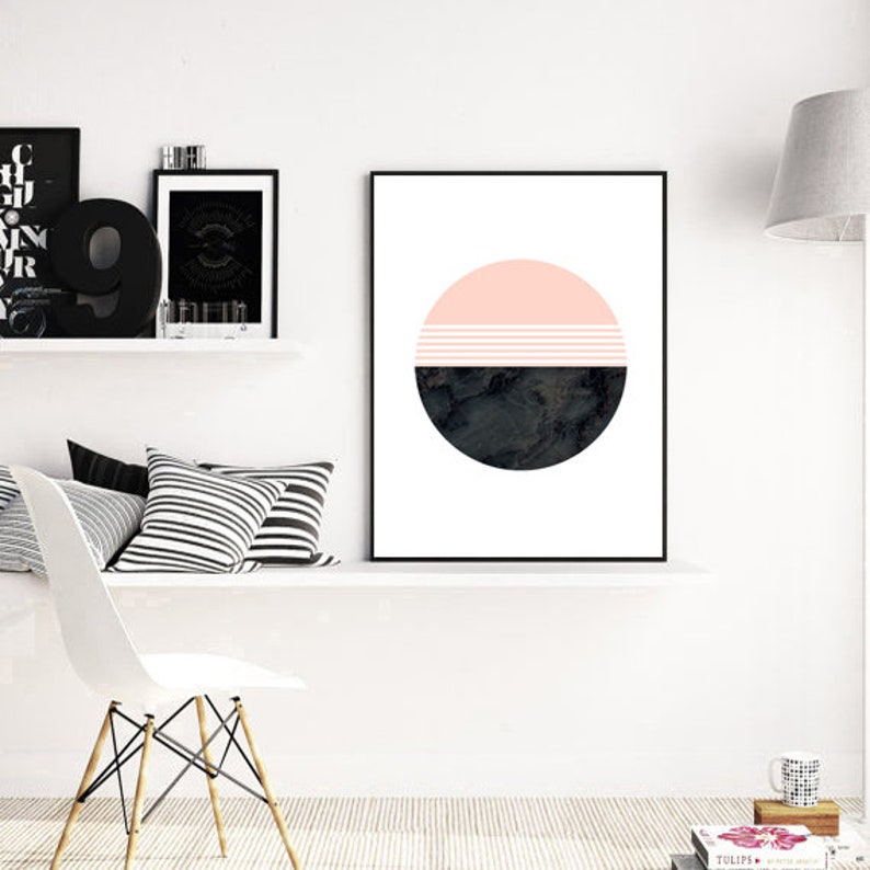 Scandinavian Art Printable Wall Art, Abstract Wall Art Print Minimalist Art Geometric Wall Art Geometric Art Scandinavian Print
