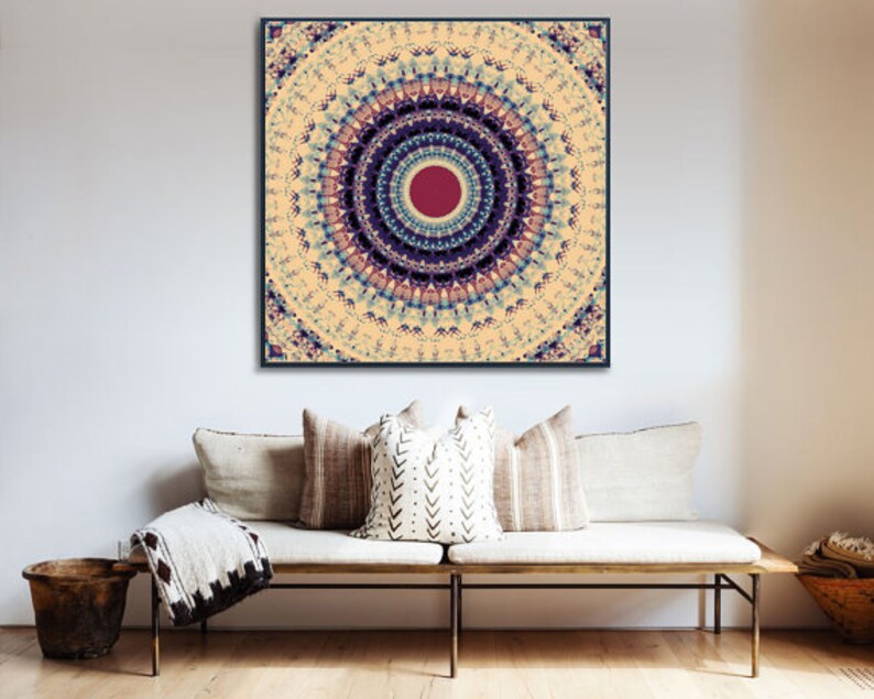 Mandala Art Mandala Wall Art Wall Art Prints Large Mandala Etsy