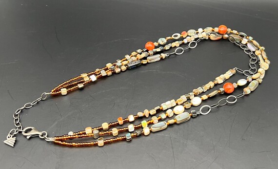 SILPADA FIESTA FUN Two Signed Silver Necklace Aba… - image 7