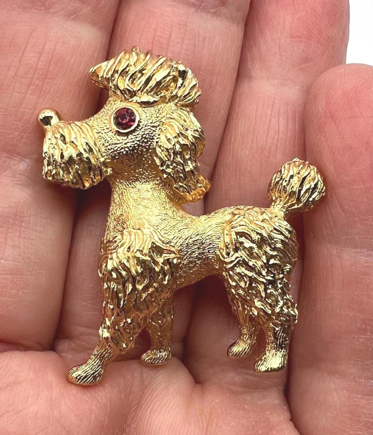 Rare Poodle Brooch - Etsy