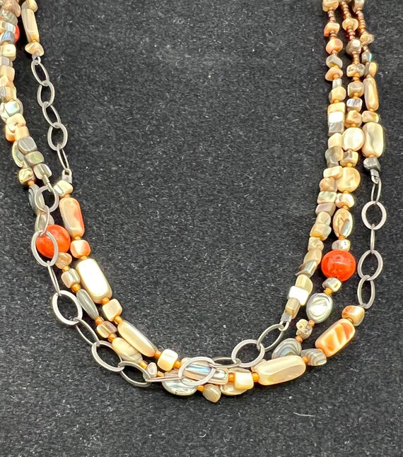 SILPADA FIESTA FUN Two Signed Silver Necklace Aba… - image 3