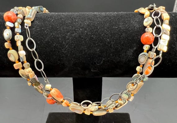 SILPADA FIESTA FUN Two Signed Silver Necklace Aba… - image 6