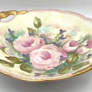 L Bernardaud Limoges Pink Roses - Etsy