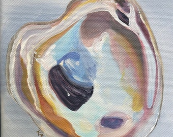 Original Oyster Painting #3 with Frame