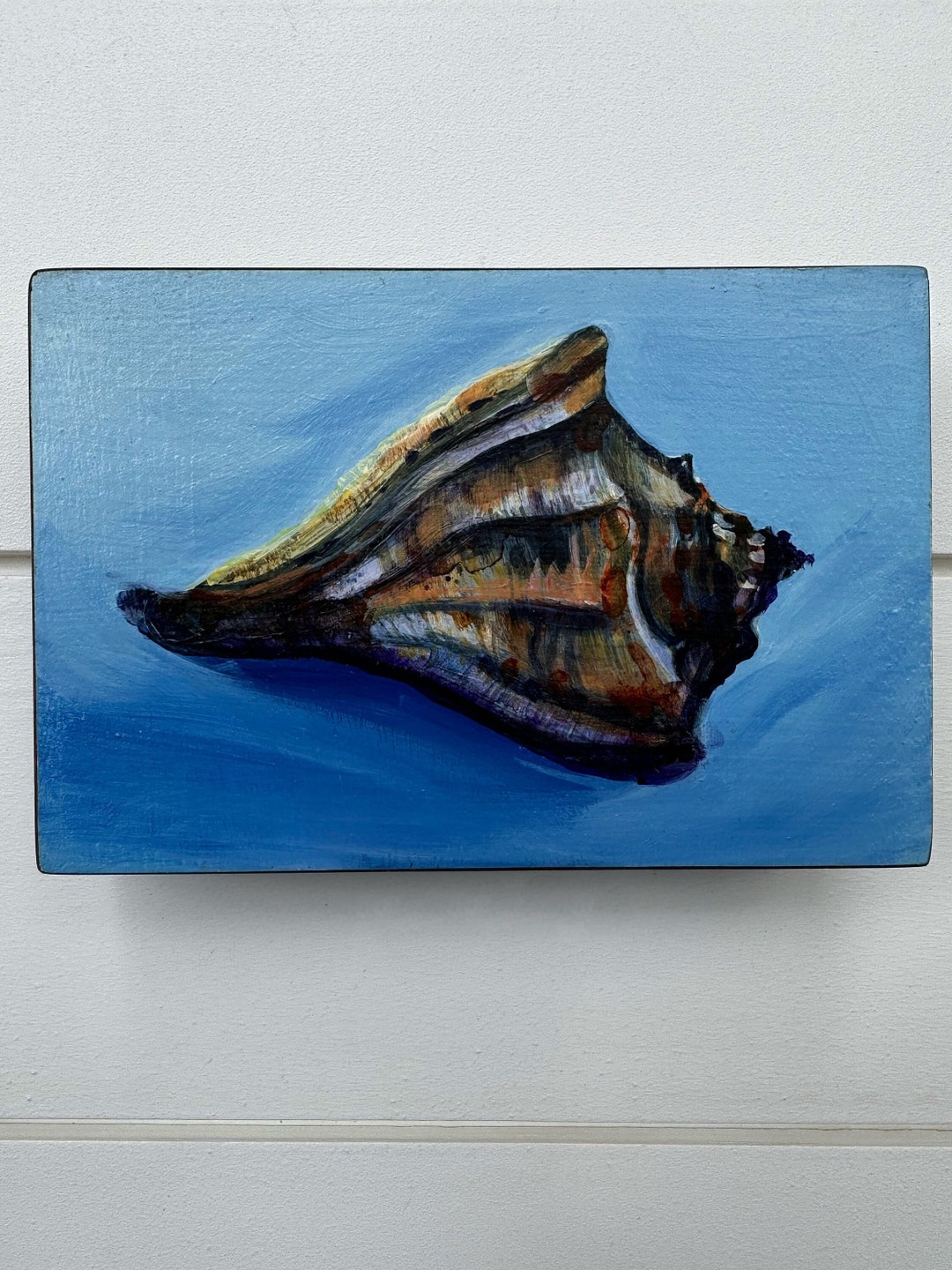 Oyster Shell Shelf Art Oyster Shell Original Art Oyster Etsy