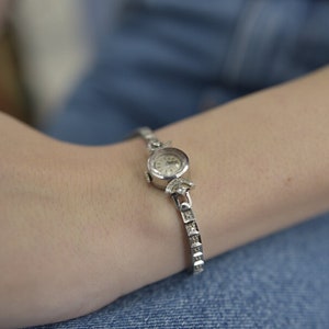 Stunning SW Zenith 14K White Gold Wrist Watch