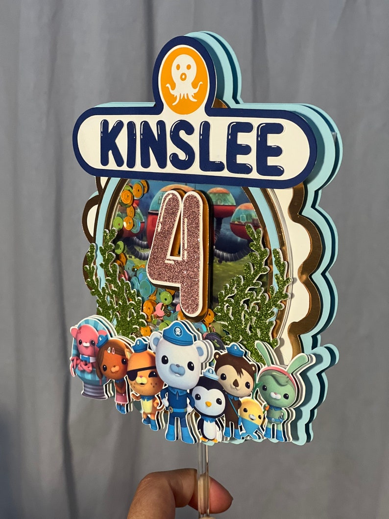 Octonauts Cake Topper Cake Topper Octonauts Birthday Etsy