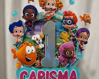 Bubble Guppies Cake Topper