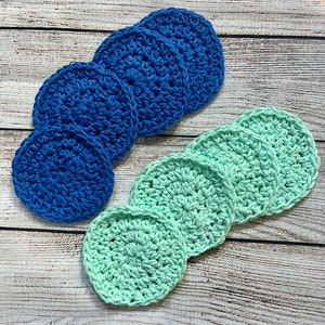 Crochet cotton face scrubbies- set of 4