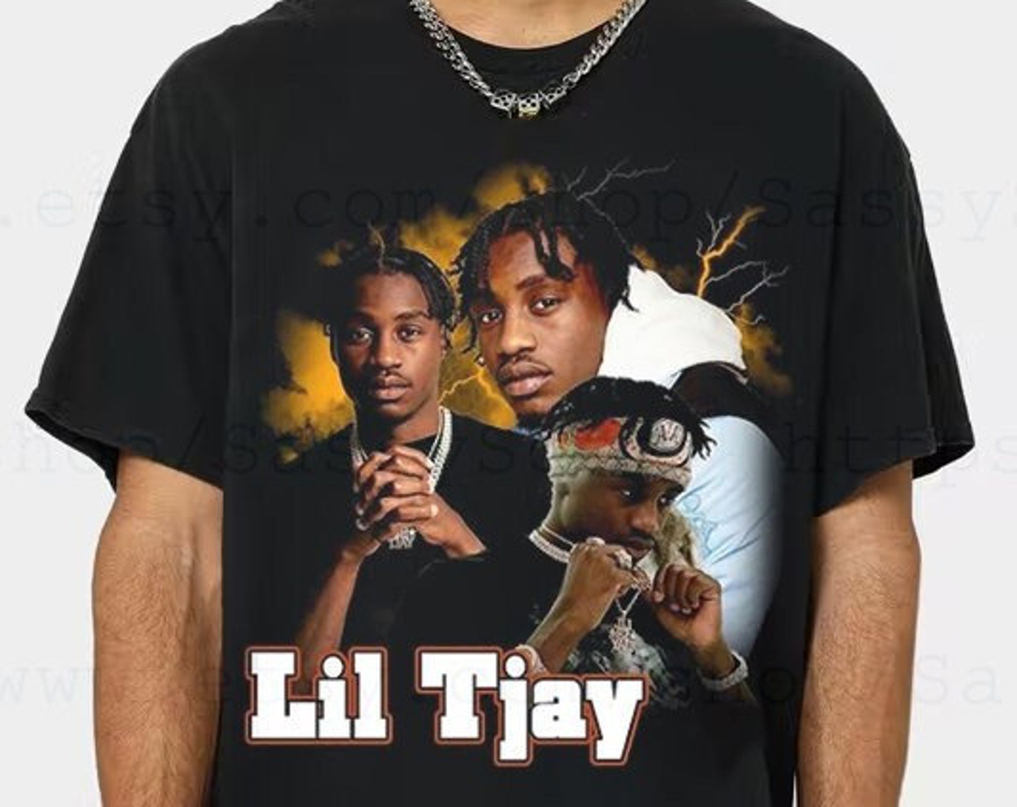 Discover Lil Tjay 90s Bootleg Vintage Shirt
