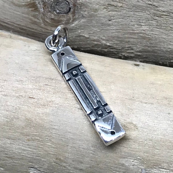 Sacred 925 Sterling Silver Atlantis Pendant Necklace - Empowering Symbol for Protection, Healing and Intuition VTS099