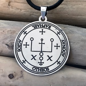 Sterling Silver Archangel Raphael Seal  CLT022