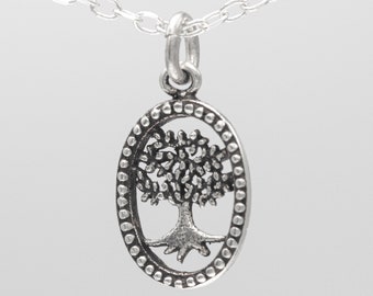 Sterling Silver Tree of Life Pendant | Vintage-Inspired Nature Charm