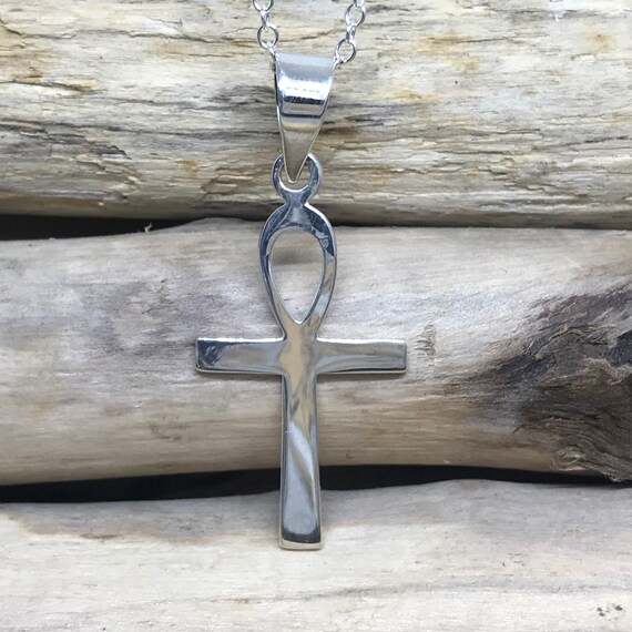 Silver shop ankh jewelry