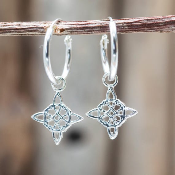 Orecchini A Nodo Celtico Con Pietra Di Luna, Argento Sterling 925, Gioielli Irlandesi Per Donna, Con Panno E Custodia