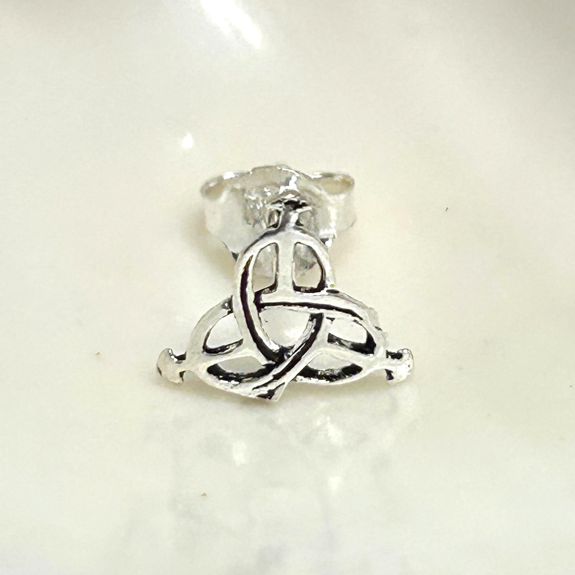 Simbolo Dell'oro Del Nodo Della Trinà Di Triquetra Immagine Stock