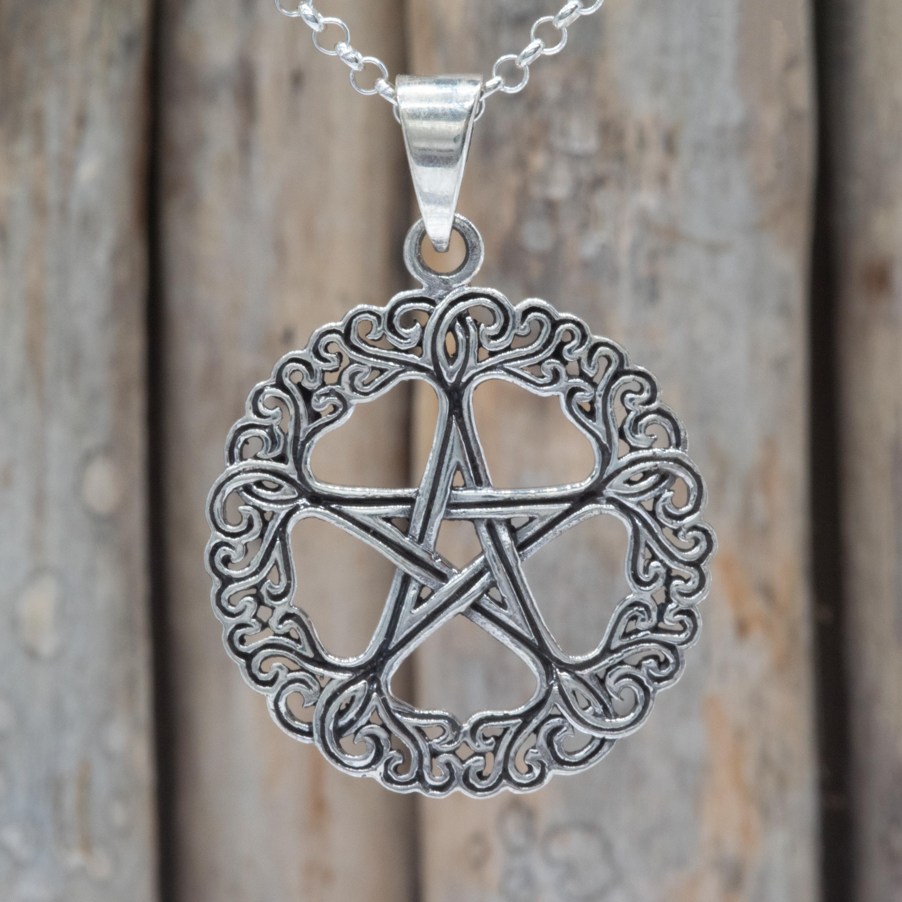 MaryBoutik Ciondolo Talismano Con Pentacolo Della Fortuna - Foto 8