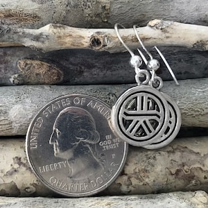 Tam A Ra Sha, Tamarasha Symbol Earrings, the Balancing Symbol, Reiki ...
