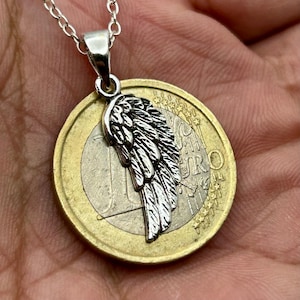 Änglavingar-hänge i sterlingsilver: Halsband med skyddsängelberlock bild 5