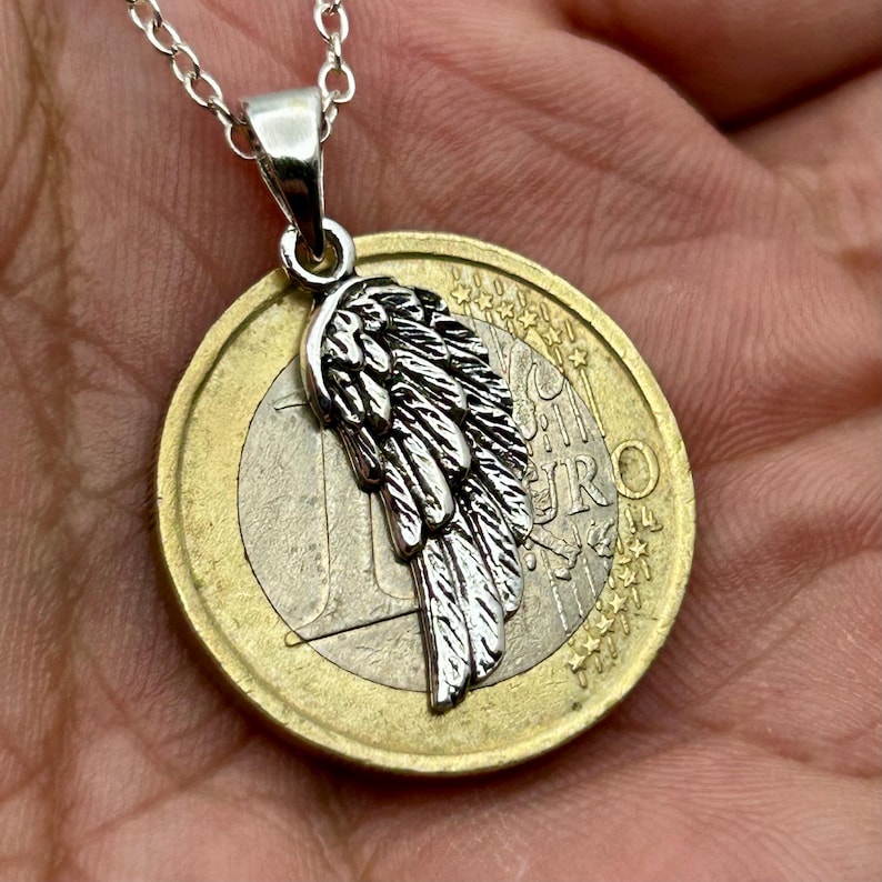 Änglavingar-hänge i sterlingsilver: Halsband med skyddsängelberlock bild 5
