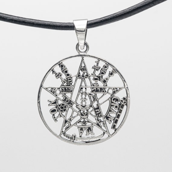 Tetragrammaton Sterling Silver Necklace - Protection Amulet Jewelry For Women & Men