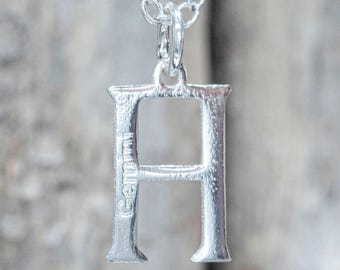 Sterling Silver Gemini Zodiac Necklace | Handmade Horoscope Charm
