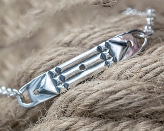 Pulseira Atlante em Prata de Lei: Joias de Proteção com Geometria Sagrada de Luxor