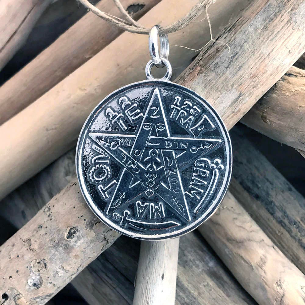 Tetragrammaton silver shop pendant