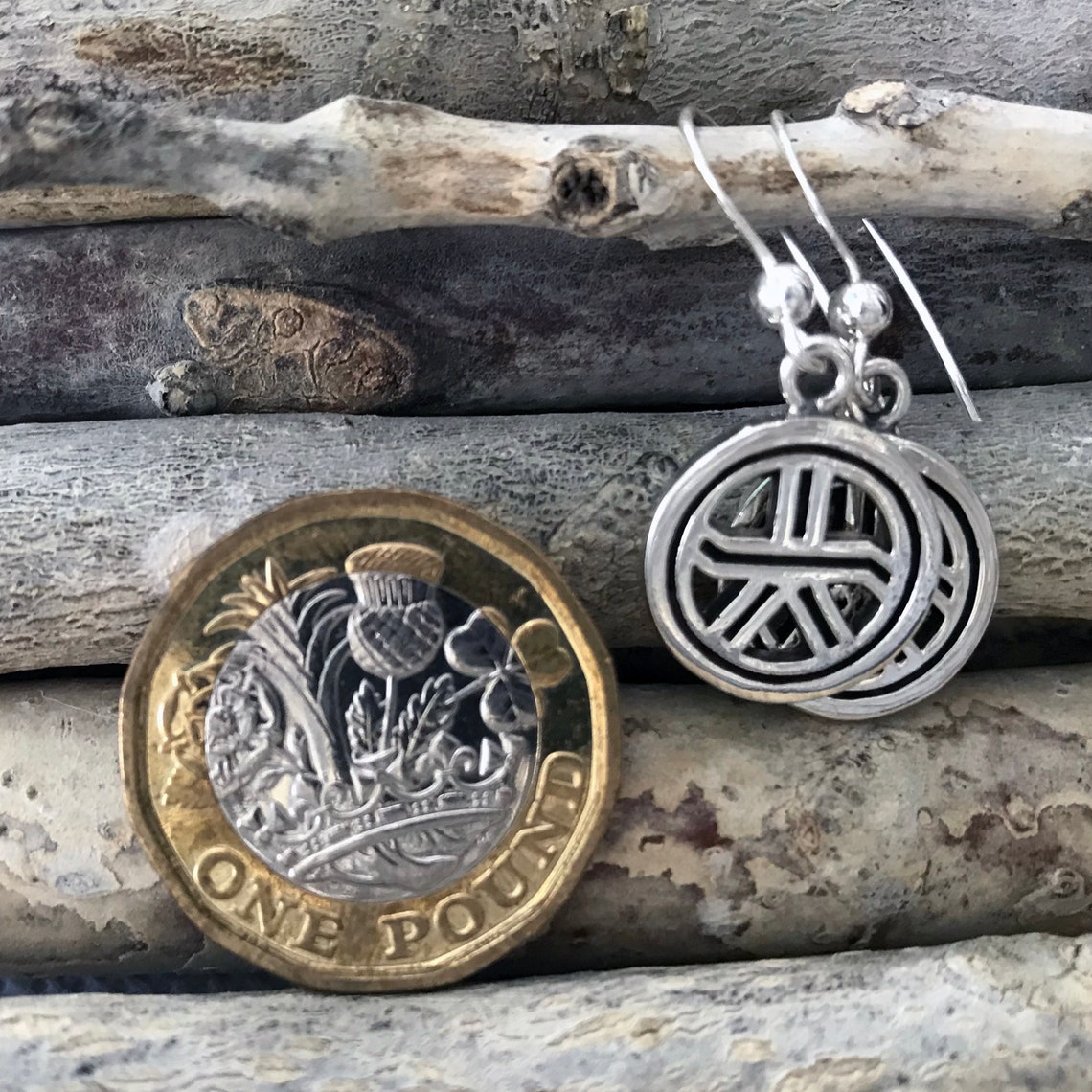 Tam A Ra Sha Tamarasha Symbol Earrings the Balancing Symbol - Etsy