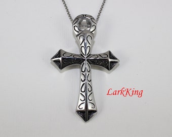 Kreuz Halskette, Edelstahl, Kreuz, Kreuz Geschenk, Geschenk Taufe, erste kommuniongeschenk, Geschenk Taufe, christliche Geschenk, NE5003