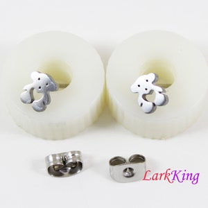 Stainless steel monkey stud earrings, monkey studs, animal stud earrings, stud earrings for women, studs for girls, funky studs, LK3546