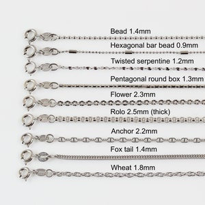 925 sterling silver necklace chain, silver chain necklace, Rope chain, Rolo chain, box, Cuban chain, necklace chain women, chain for men