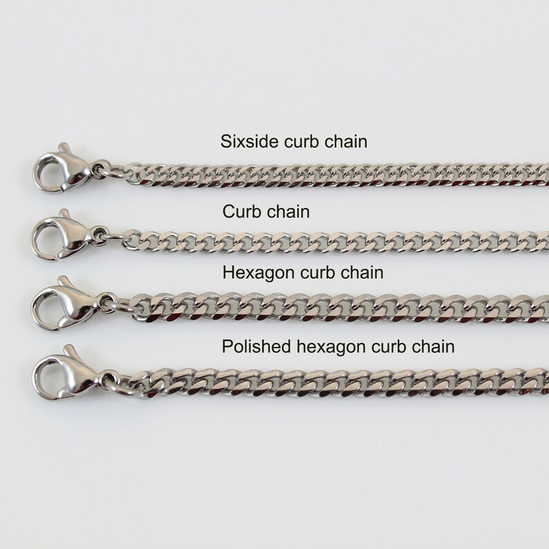 Stainless Steel Chain Cable Chain Wheat Chain Rope Chain Etsy