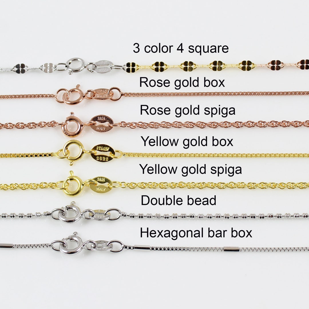 Women's 3MM Tri Color 925 Sterling Silver/rose Gold/yellow 