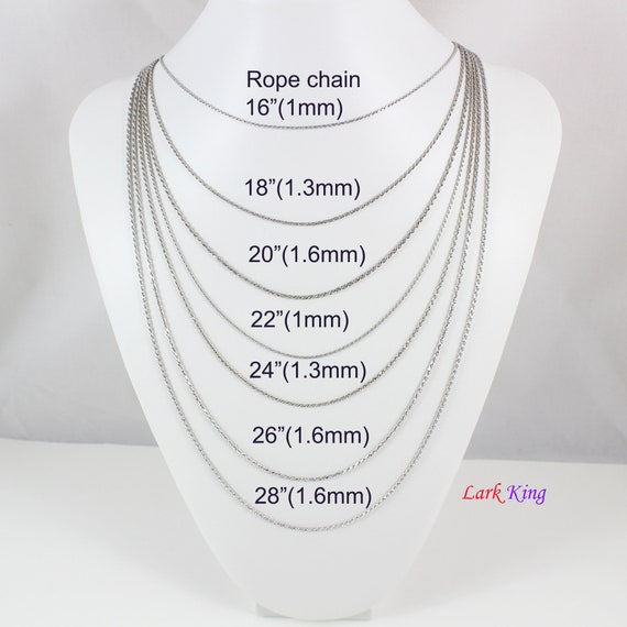 Stainless Steel Chain, Cable Chain, Wheat Chain, Rope Chain, Box Chain,  Curb Chain, Snake Chain, Necklace Chain for Men, Necklace for Women -   Finland