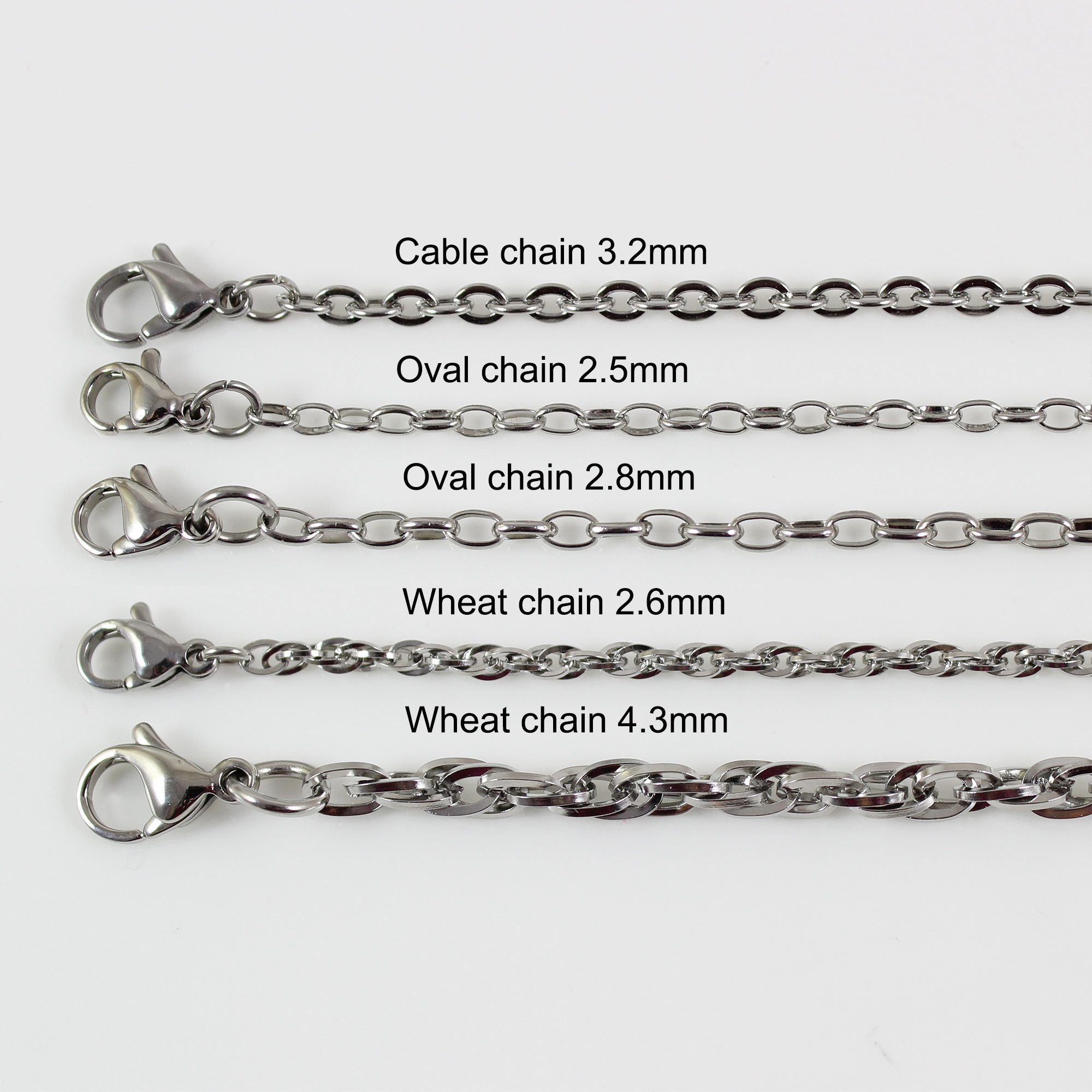 Stainless Steel Chain, Necklace Chain, Chain Necklace, Cable