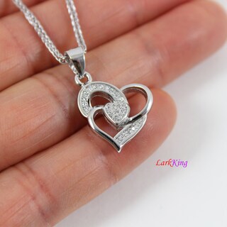 Collana Generations In Argento Sterling Con Tre Cuori Infinito Gene Per Nonna, Mamma E Nipote - Gioiello Sentimentale Con Zirconia, Regalo Per Festa Della Mamma