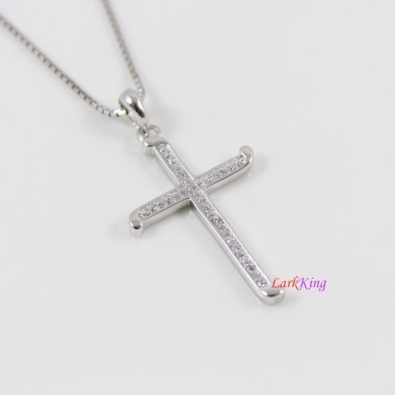 Very huge Arabic calligraphy cross necklace 2 sterling silver 925 jewe –  Abu Mariam Jewelry