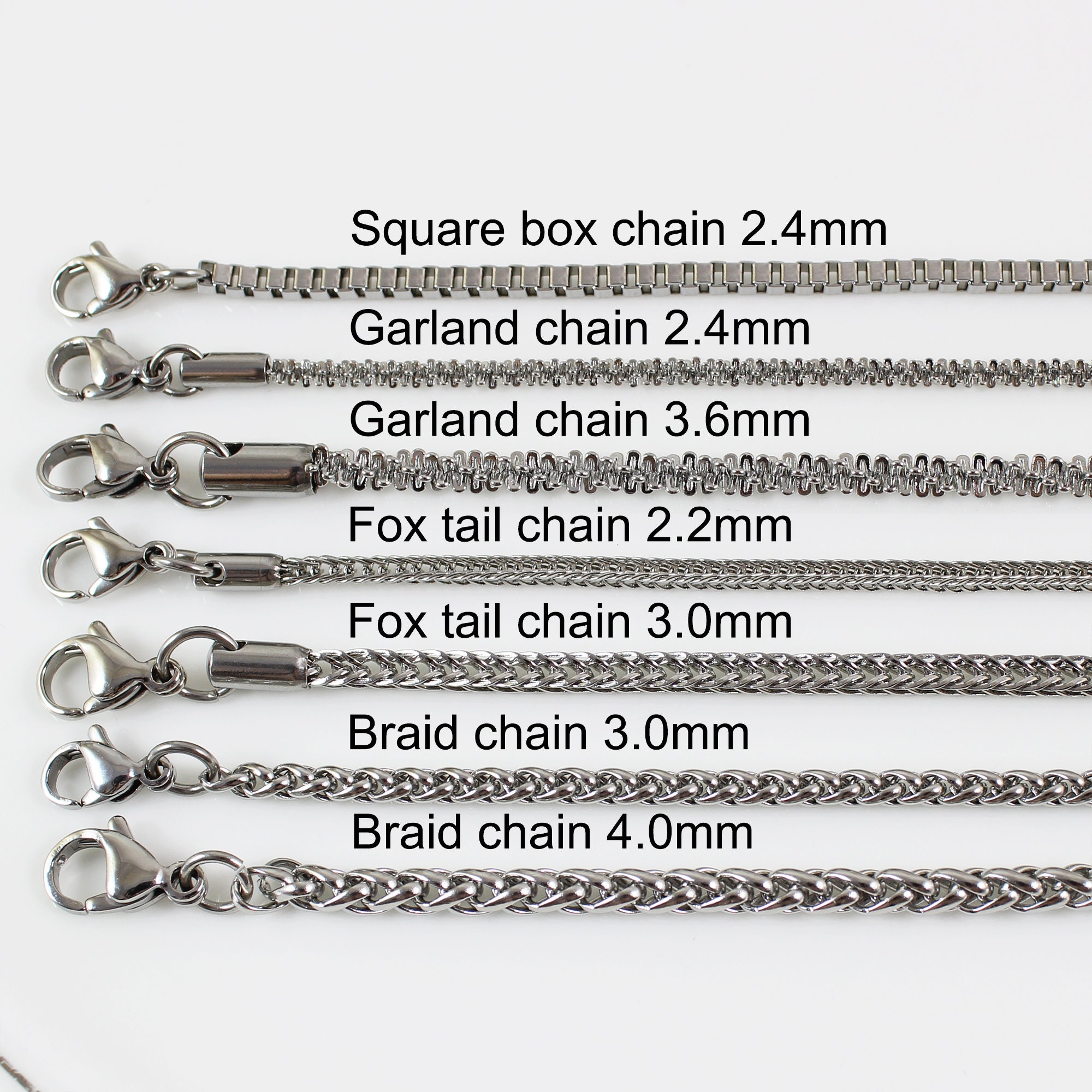 Stainless Steel Necklace, Chain Necklace, Necklace Chain for Men