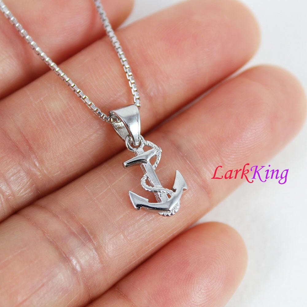 Collar Personalizado De Plata Esterlina 925 | Cadena Figaro Ajustable 18 Pulgadas S 772939