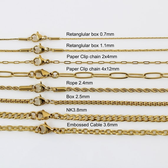 Chain, yellow gold - Categories