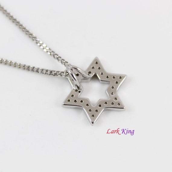 Authentic! Tiffany & Co Peretti 18k Gold Large Star Of David Pendant  Necklace | Fortrove