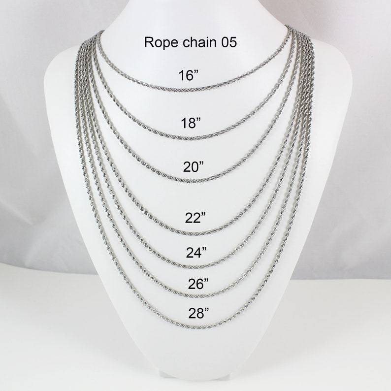 Stainless Steel Chain Cable Chain Wheat Chain Rope Chain Etsy