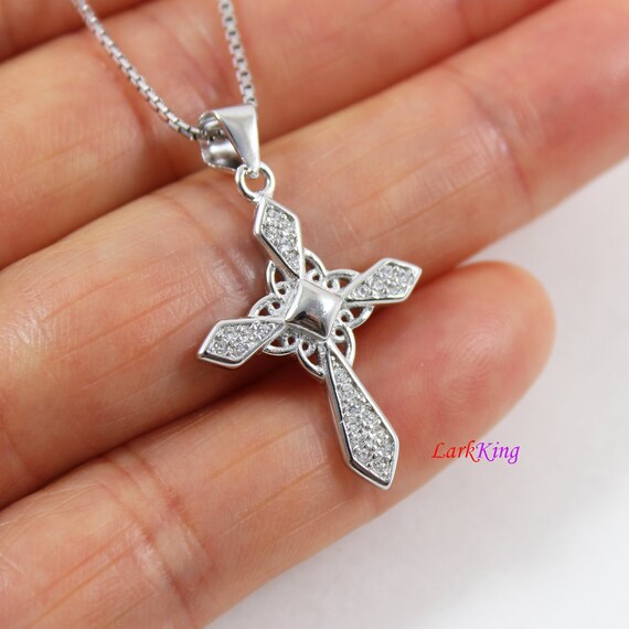 Fancy cross necklace best sale