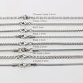 Stainless steel chain, necklace chain, chain necklace, cable chain, oval chain, wheat chain, box chain, necklace chain men women.