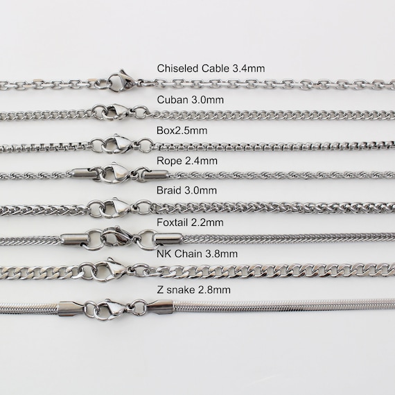 T*K様 【CTHY】ORIGINAL CHAIN 4WAY NECKLACE Foxtail Chain Necklace 4mm Yellow Ion-Plated Solid Stainless