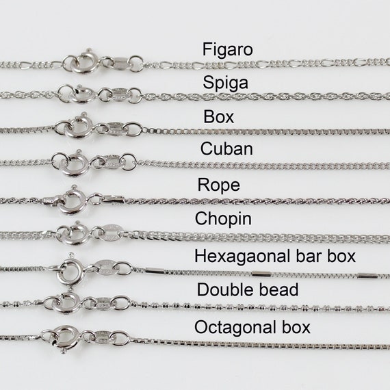 chain necklace women silver