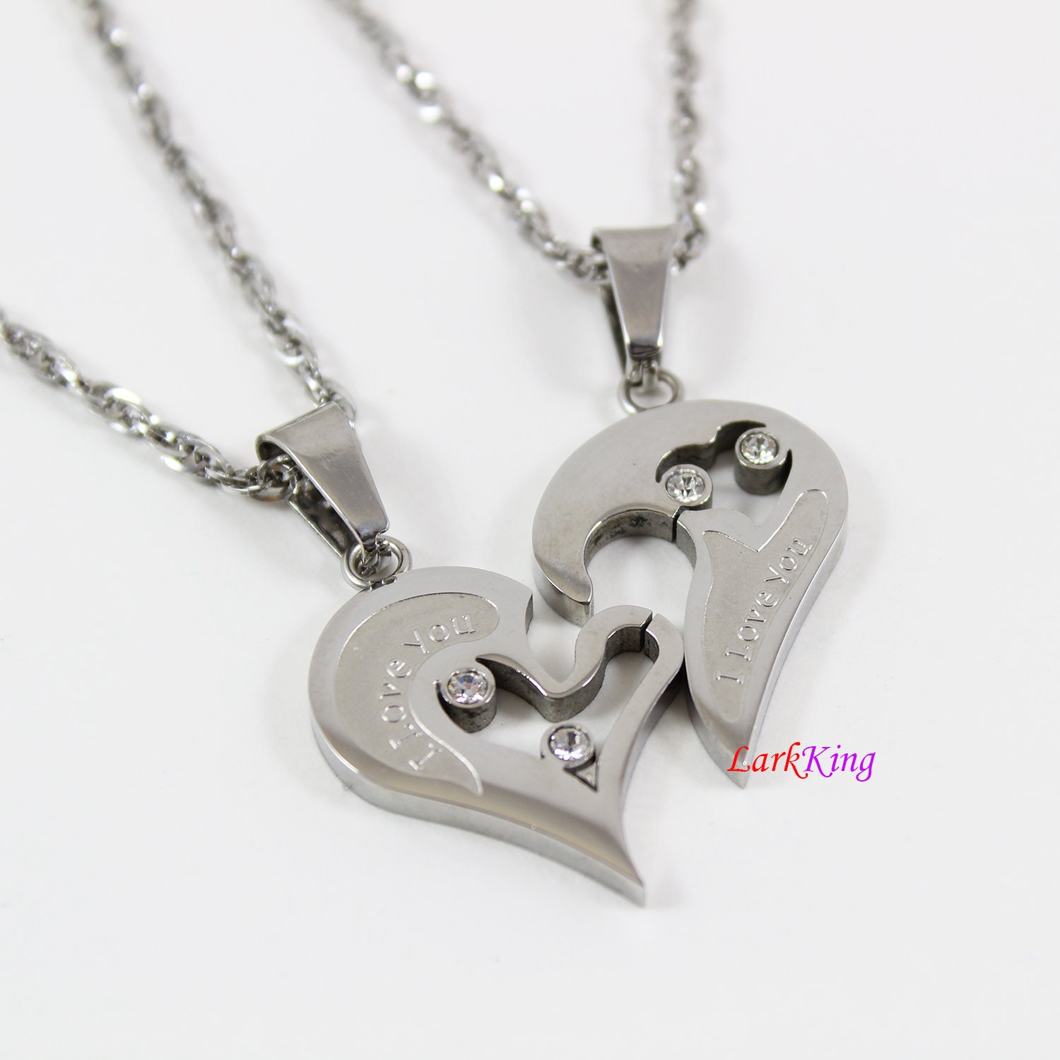 1pc Silver Stainless Steel Charming Clouds, Heart, Lock Pendant Fashionable  Unisex Necklace, Suitable For Daily, Halloween, Christmas, Party And